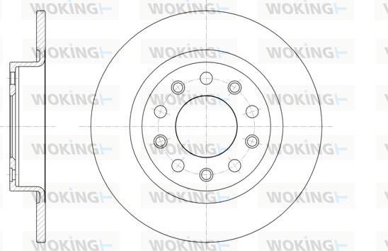 Woking D61445.00 - Kočioni disk www.molydon.hr