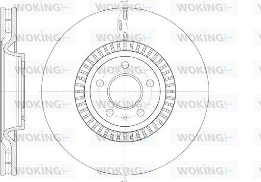 Woking D61446.10 - Kočioni disk www.molydon.hr