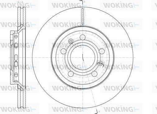 Woking D61447.10 - Kočioni disk www.molydon.hr