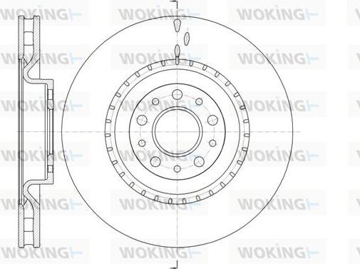 Woking D61458.10 - Kočioni disk www.molydon.hr