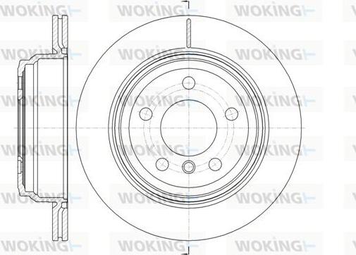 Woking D61453.10 - Kočioni disk www.molydon.hr