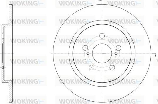 Woking D61464.00 - Kočioni disk www.molydon.hr