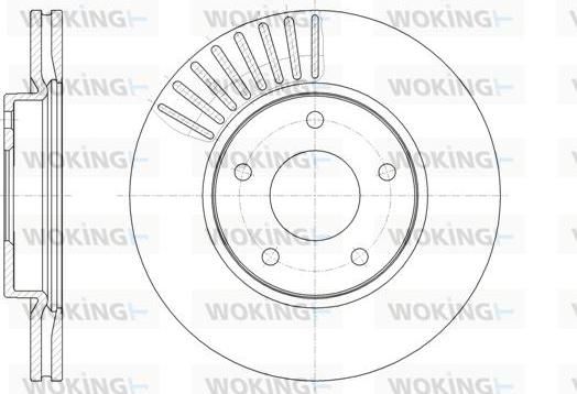 Woking D61466.10 - Kočioni disk www.molydon.hr