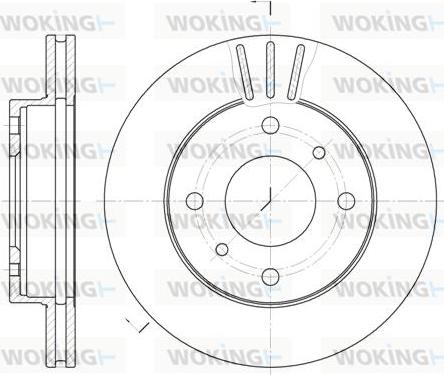 Woking D6146.10 - Kočioni disk www.molydon.hr