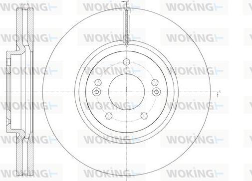 Woking D61462.10 - Kočioni disk www.molydon.hr