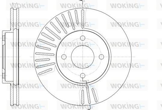 Woking D61467.10 - Kočioni disk www.molydon.hr