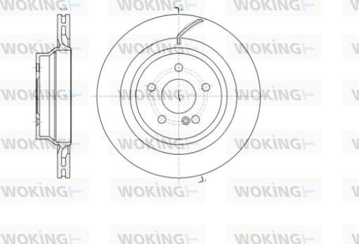 Woking D61404.10 - Kočioni disk www.molydon.hr