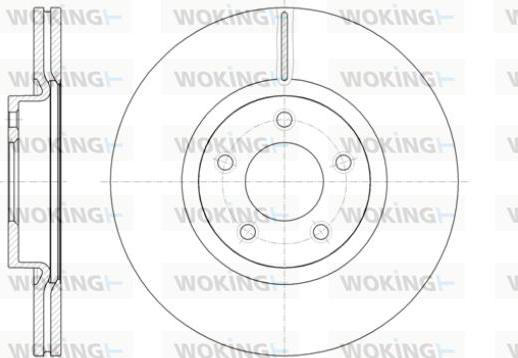 Woking D61403.10 - Kočioni disk www.molydon.hr