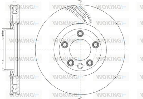 Woking D61419.10 - Kočioni disk www.molydon.hr