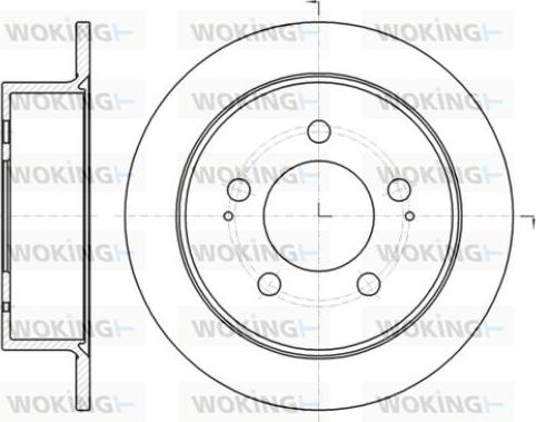 Woking D61414.00 - Kočioni disk www.molydon.hr