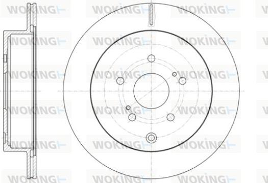 Woking D61416.10 - Kočioni disk www.molydon.hr