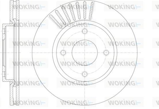 Woking D61410.10 - Kočioni disk www.molydon.hr