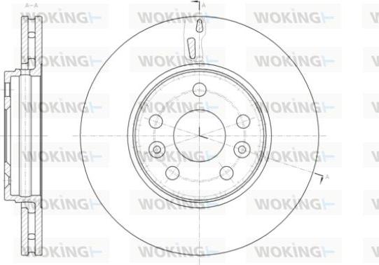 Woking D61411.10 - Kočioni disk www.molydon.hr