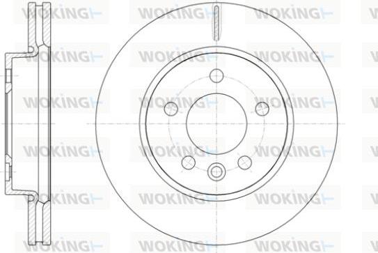 Woking D61418.10 - Kočioni disk www.molydon.hr