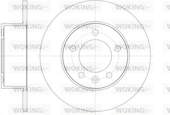 Woking D61412.00 - Kočioni disk www.molydon.hr