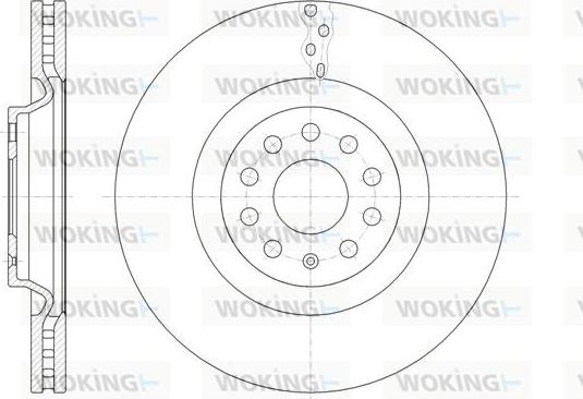 Woking D61485.10 - Kočioni disk www.molydon.hr