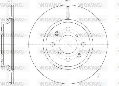 Woking D61481.10 - Kočioni disk www.molydon.hr