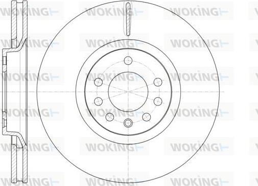 Woking D61488.10 - Kočioni disk www.molydon.hr