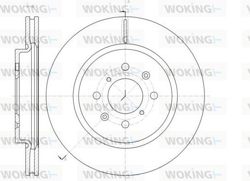 Woking D61482.10 - Kočioni disk www.molydon.hr