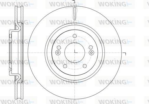 Woking D61436.10 - Kočioni disk www.molydon.hr