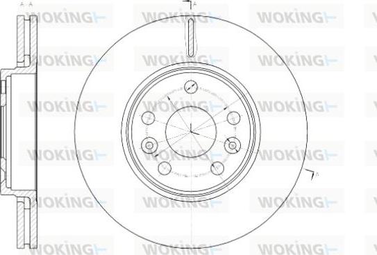 Woking D61430.10 - Kočioni disk www.molydon.hr