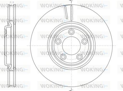 Woking D61431.10 - Kočioni disk www.molydon.hr