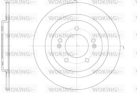 Woking D61438.00 - Kočioni disk www.molydon.hr