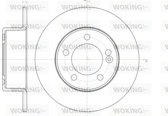 Woking D61433.00 - Kočioni disk www.molydon.hr