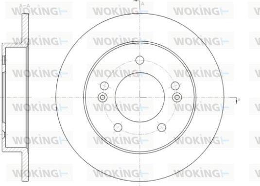 Woking D61432.00 - Kočioni disk www.molydon.hr