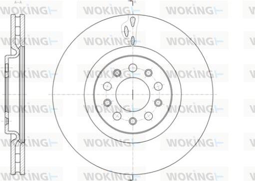 Woking D61429.10 - Kočioni disk www.molydon.hr