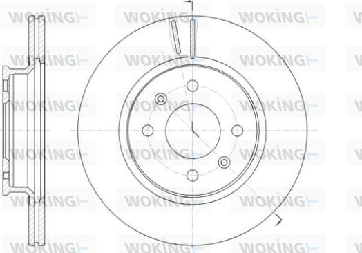 Woking D61424.10 - Kočioni disk www.molydon.hr