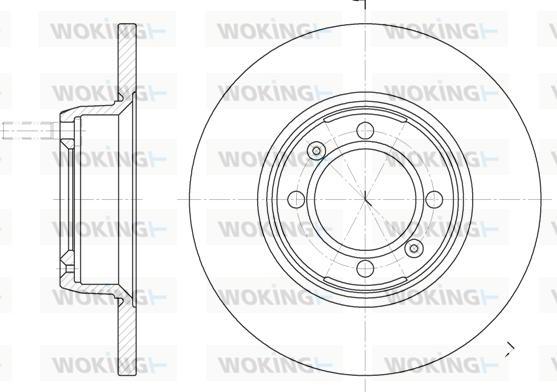 Woking D6142.00 - Kočioni disk www.molydon.hr