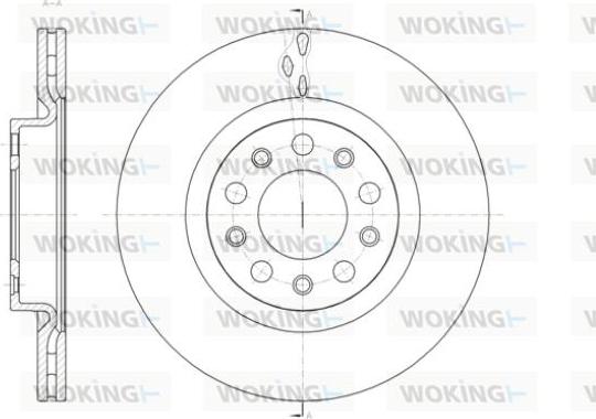 Woking D61428.10 - Kočioni disk www.molydon.hr