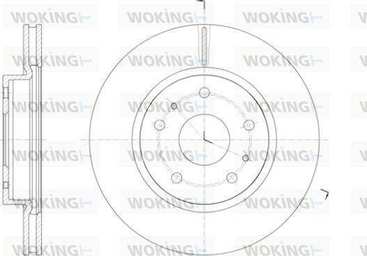 Woking D61423.10 - Kočioni disk www.molydon.hr