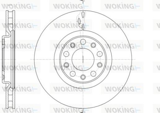 Woking D61427.10 - Kočioni disk www.molydon.hr