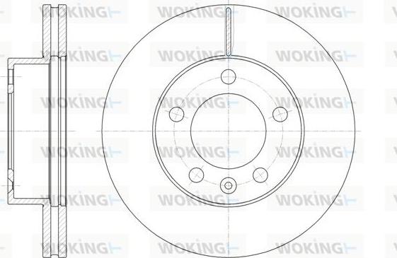 Woking D61475.10 - Kočioni disk www.molydon.hr