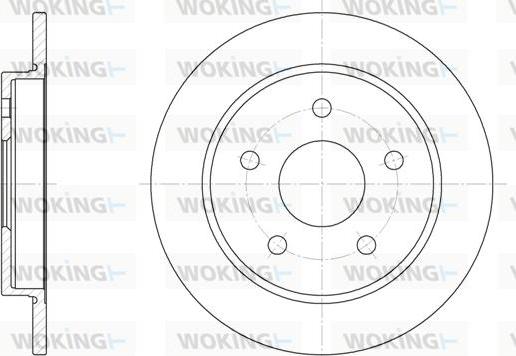 Woking D6147.00 - Kočioni disk www.molydon.hr