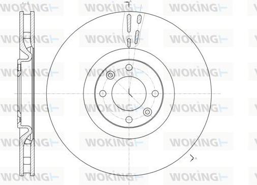 Woking D61470.10 - Kočioni disk www.molydon.hr