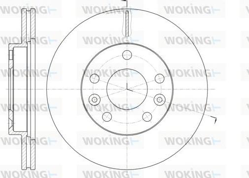 Woking D61478.10 - Kočioni disk www.molydon.hr