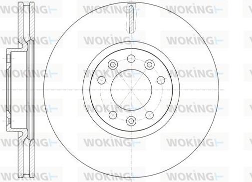 Woking D61472.10 - Kočioni disk www.molydon.hr