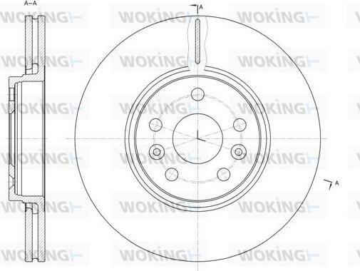 Woking D61477.10 - Kočioni disk www.molydon.hr