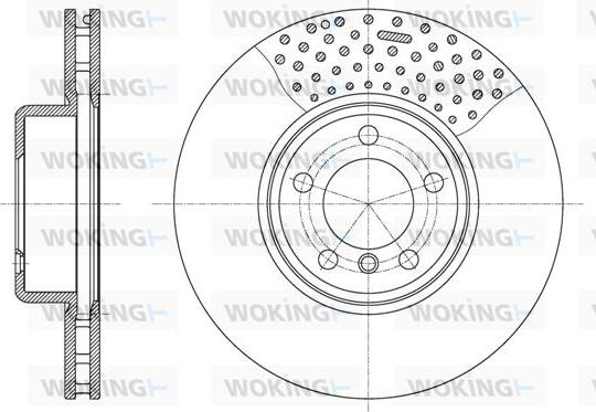 Woking D61594.10 - Kočioni disk www.molydon.hr