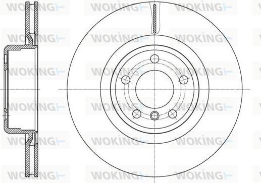 Woking D61595.10 - Kočioni disk www.molydon.hr