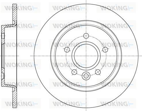 Woking D61590.00 - Kočioni disk www.molydon.hr