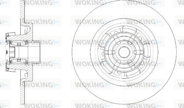 Woking D61591.20 - Kočioni disk www.molydon.hr