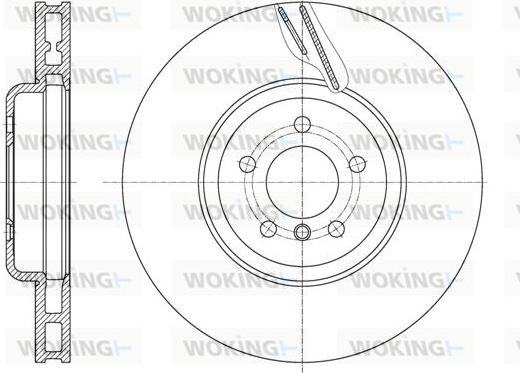 Woking D61598.11 - Kočioni disk www.molydon.hr