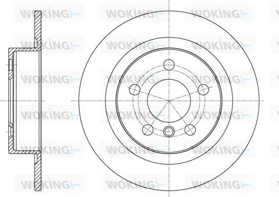 Woking D61597.00 - Kočioni disk www.molydon.hr