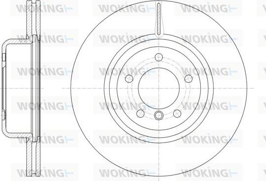 Woking D61544.10 - Kočioni disk www.molydon.hr