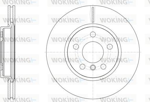 Woking D61545.10 - Kočioni disk www.molydon.hr