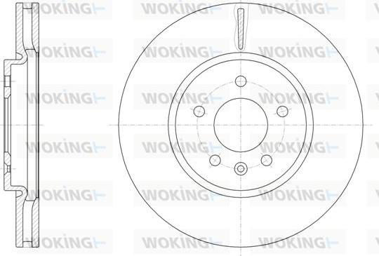 Woking D61541.10 - Kočioni disk www.molydon.hr